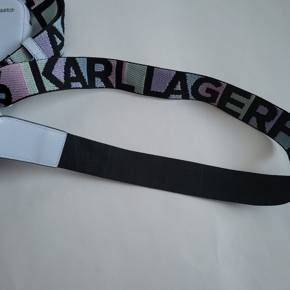 Karl Lagerfeld Light Gray Crossbody Bag - Picture 7 of 10